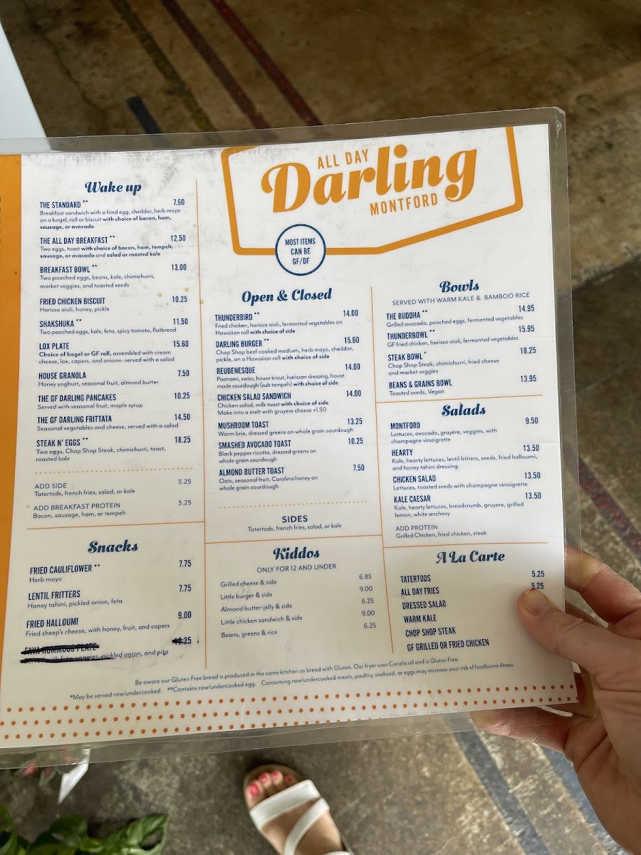 All Day Darling Menu - Image 3