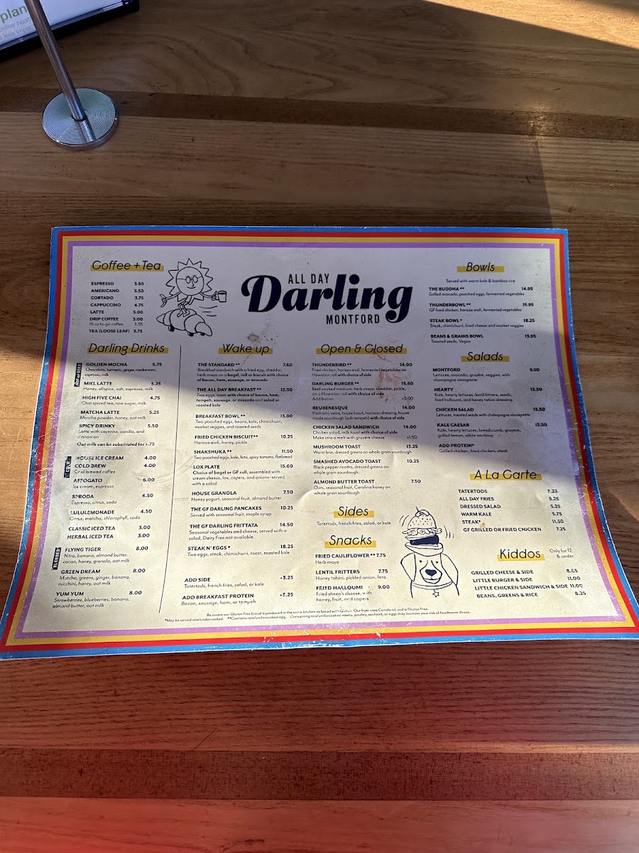 All Day Darling Menu - Image 5